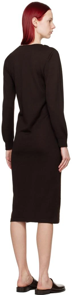 Lemaire Brown Layered Midi Dress 3