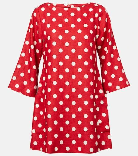 Posse Nina polka-dot linen minidress 1