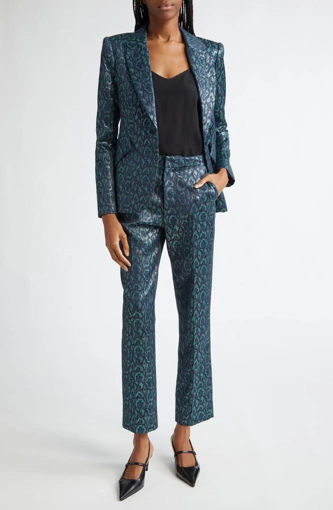 L
Agence Chamberlain Animal Print Blazer 2