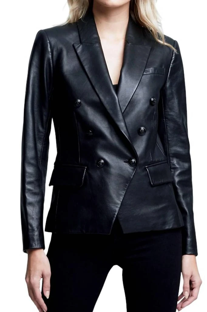 L
Agence L
Agence - Kenzie Leather Blazer 2