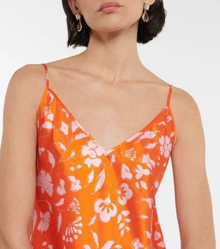 Lee Mathews Bella floral silk satin slip dress 4