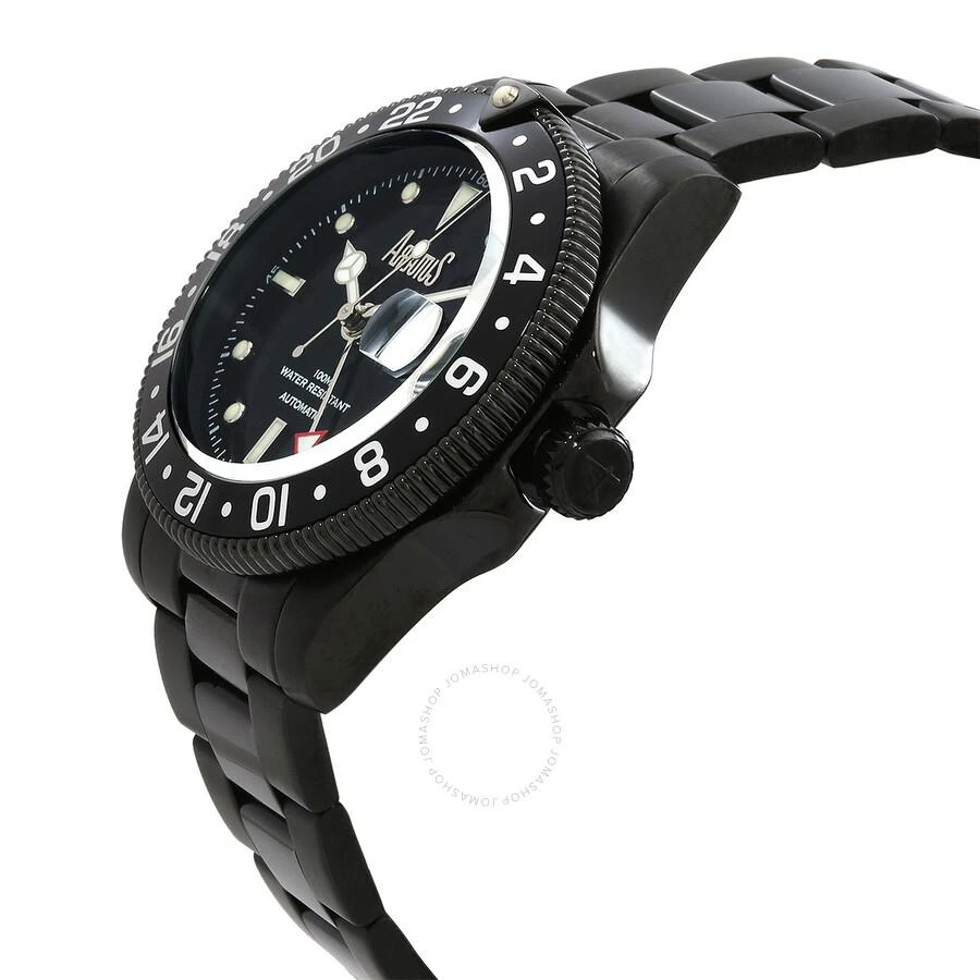 Arbutus Wall Street GMT Automatic Black Dial Men's Watch AR1806BBS 2