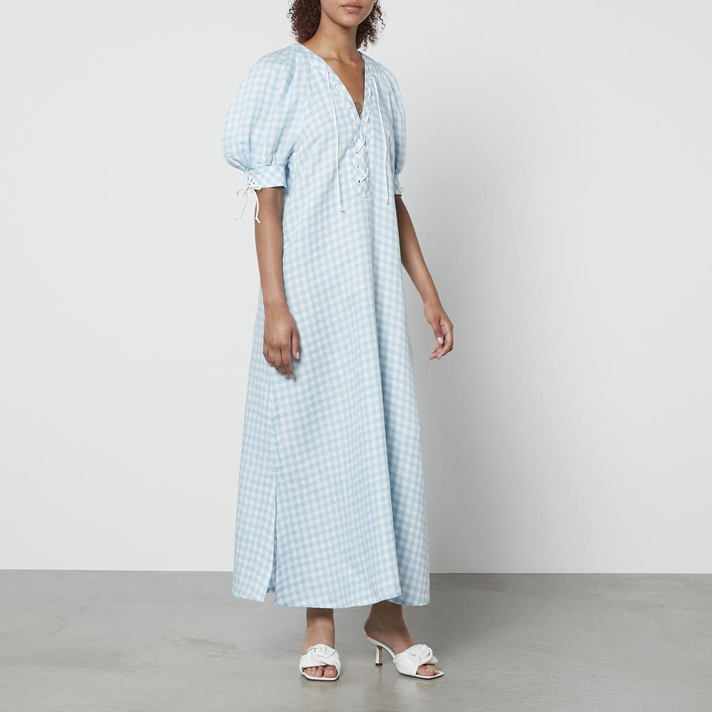 Sleeper Sleeper Garden Linen Midi Dress