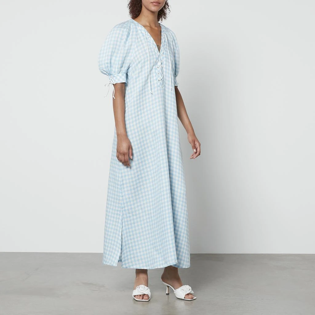 Sleeper Sleeper Garden Linen Midi Dress 1