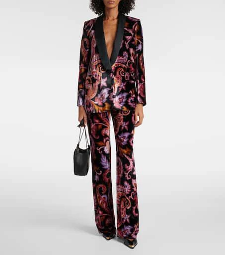 ETRO Paisley velvet blazer 2