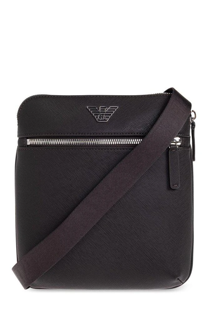 Emporio Armani Emporio Armani Logo Plaque Small Messenger Bag 1