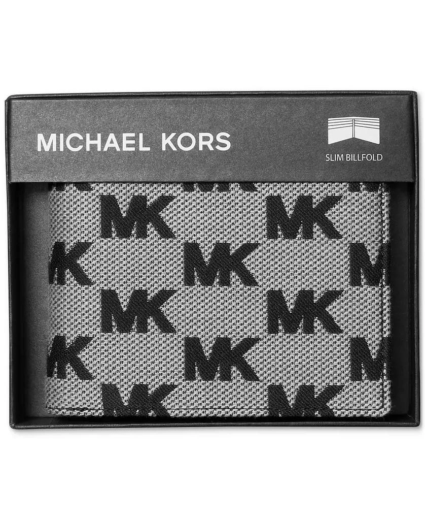 Michael Kors Men's Malone Slim Leather MK Logo Wallet 3
