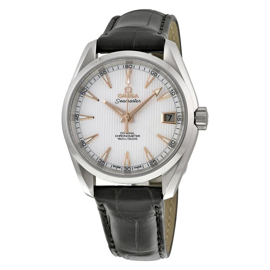 Omega Seamaster Aqua Terra Automatic Silver Dial Brown Leather Men's Watch 23113392102002 1