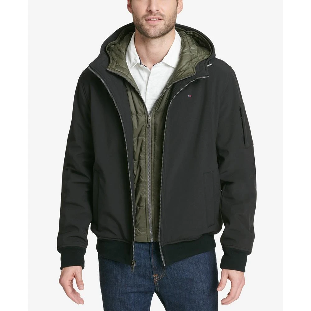 Tommy Hilfiger Soft-Shell Hooded Bomber Jacket with Bib 4