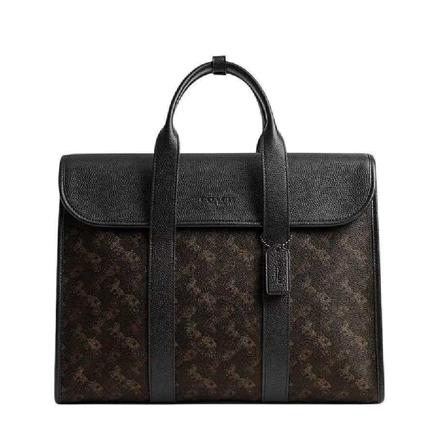 Coach Coach Gotham Portfolio With Horse And Carriage Print 1