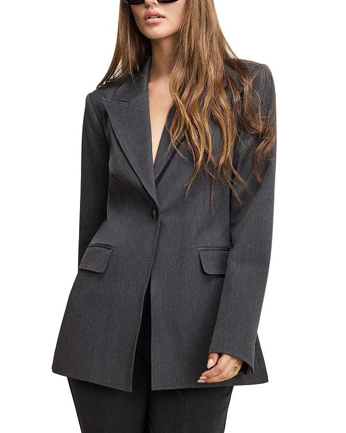 Good American Essential Suiting Sculpted Blazer