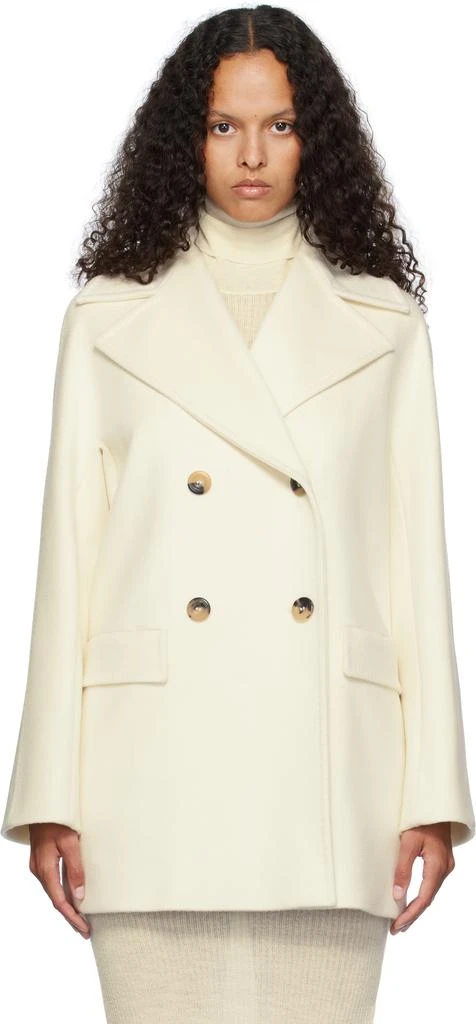Max Mara Off-White Kent Coat 1