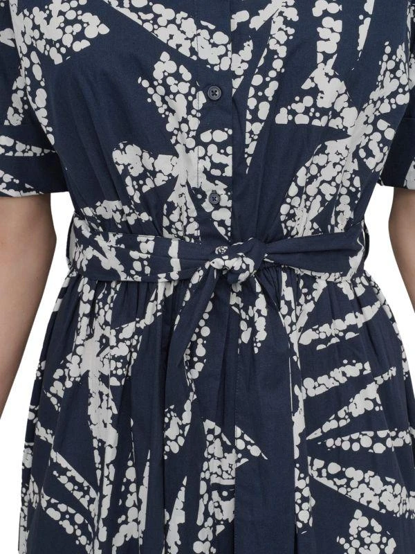 DKNY Botanical Short-Sleeve Midi Shirtdress 5