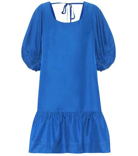 Lee Mathews Daisy cotton and silk minidress