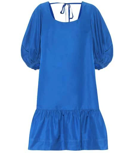 Lee Mathews Daisy cotton and silk minidress 1