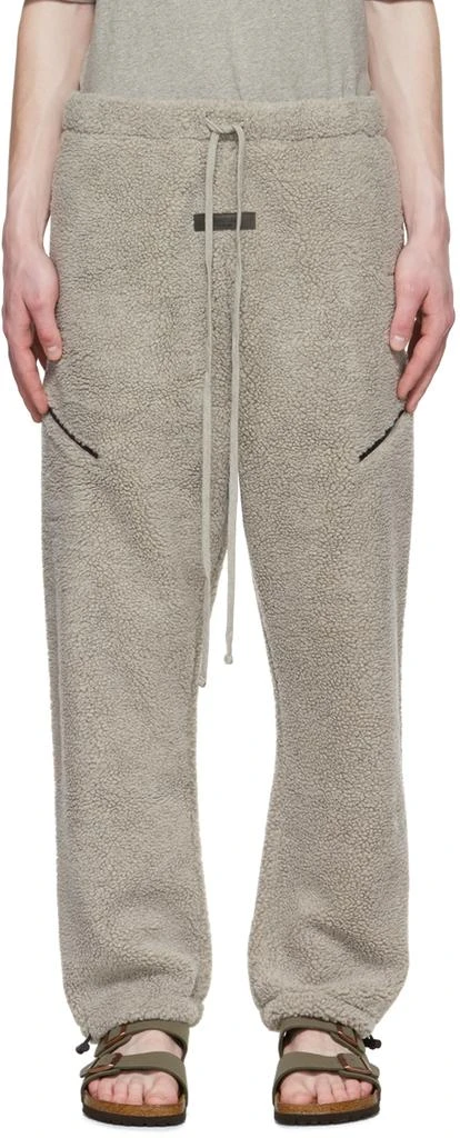 Fear of God ESSENTIALS Gray Polyester Lounge Pants 1