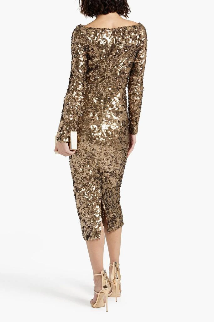 RACHEL GILBERT Fleur sequined tulle midi dress 3