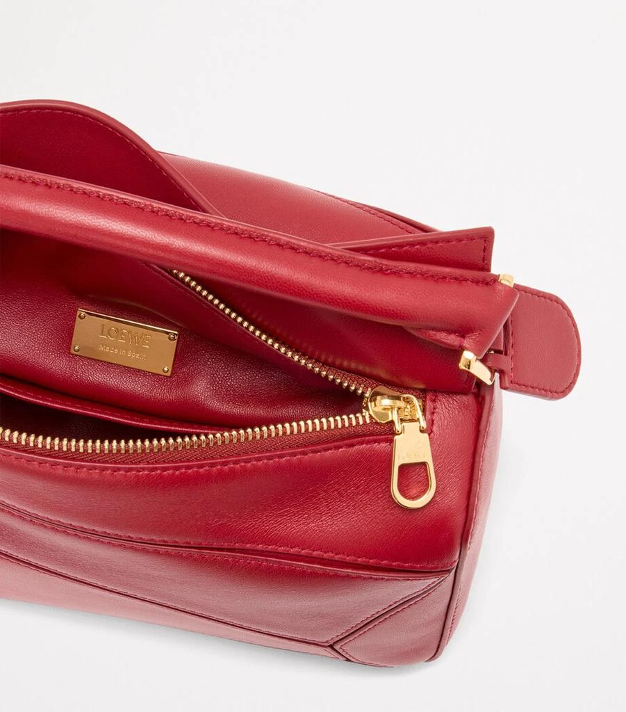Loewe Small Leather Featherlight Puzzle Top-Handle Bag 9