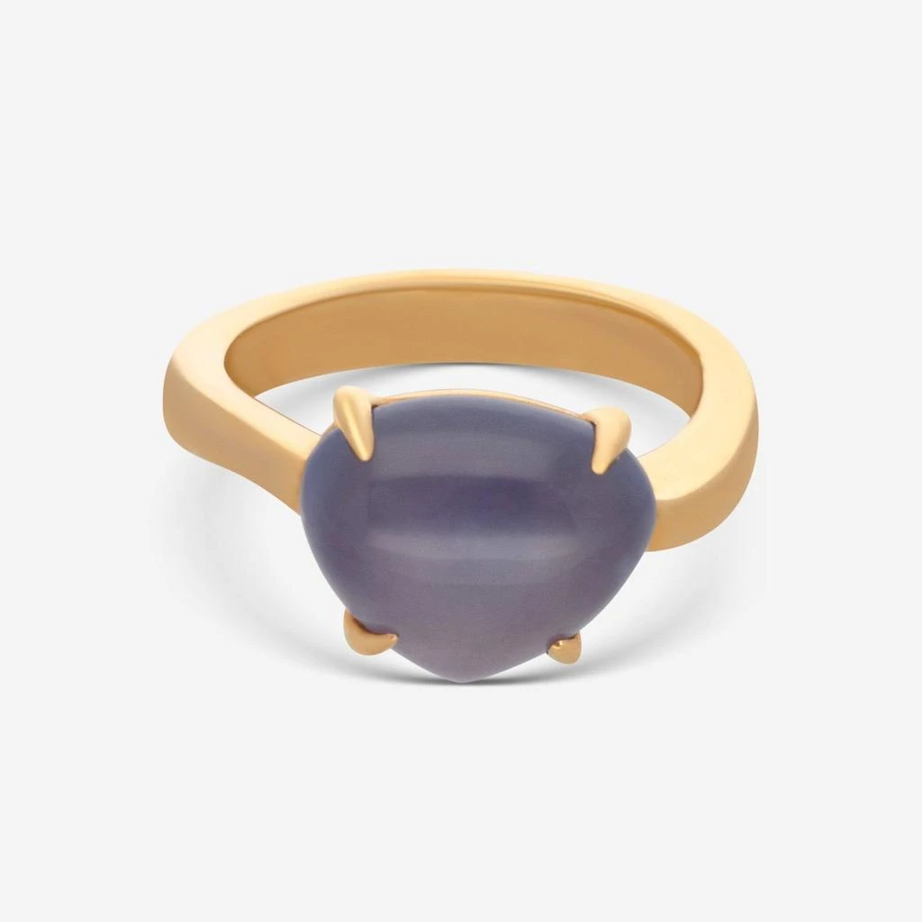 BVLGARI Bulgari Sassi 18K Yellow Gold Calcedonium Ring 346973 2