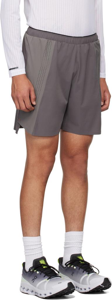 Soar Running Gray Long Run Shorts