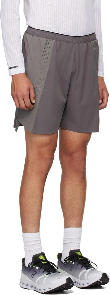 Soar Running Gray Long Run Shorts 2