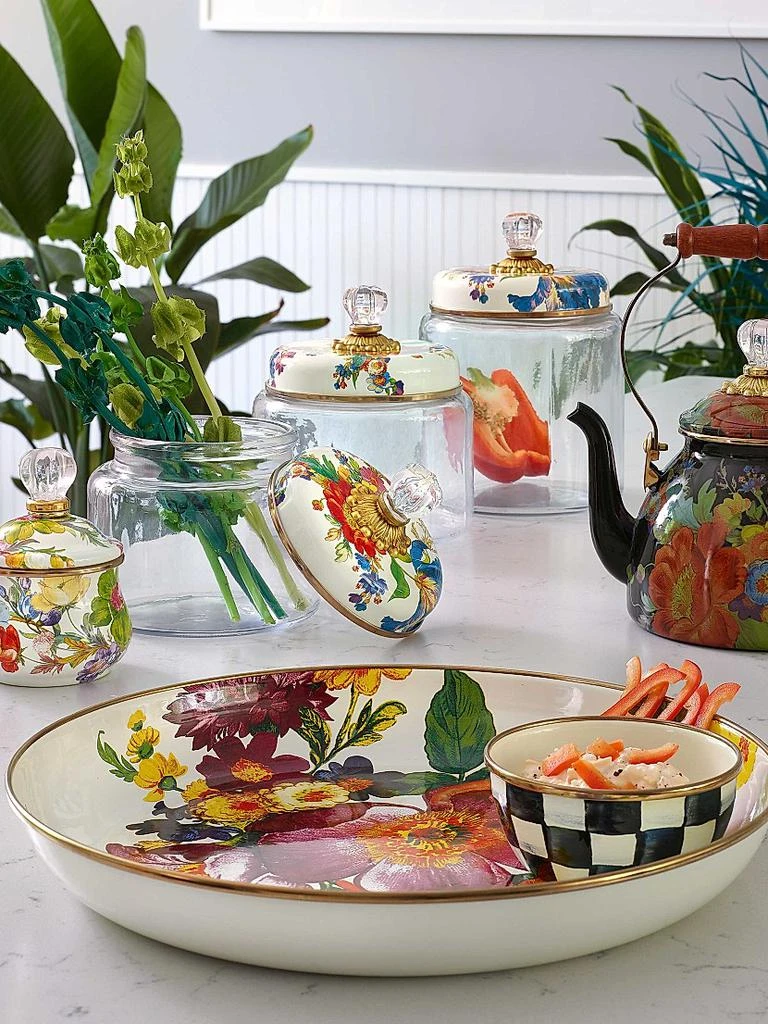 MacKenzie-Childs Flower Market Lidded Sugar Bowl 4