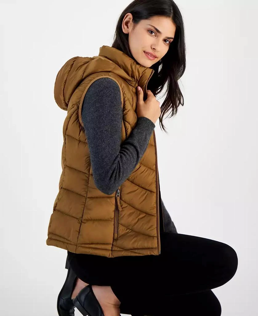 Charter Club Women's Packable Hooded Puffer Vest, Created for Macy's 4