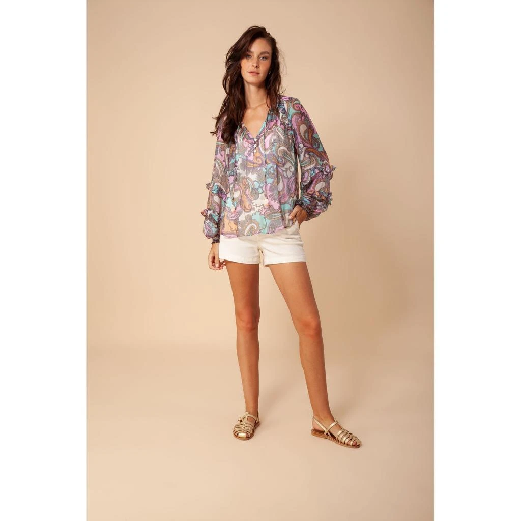 Hale Bob Ciel Chiffon Top 4