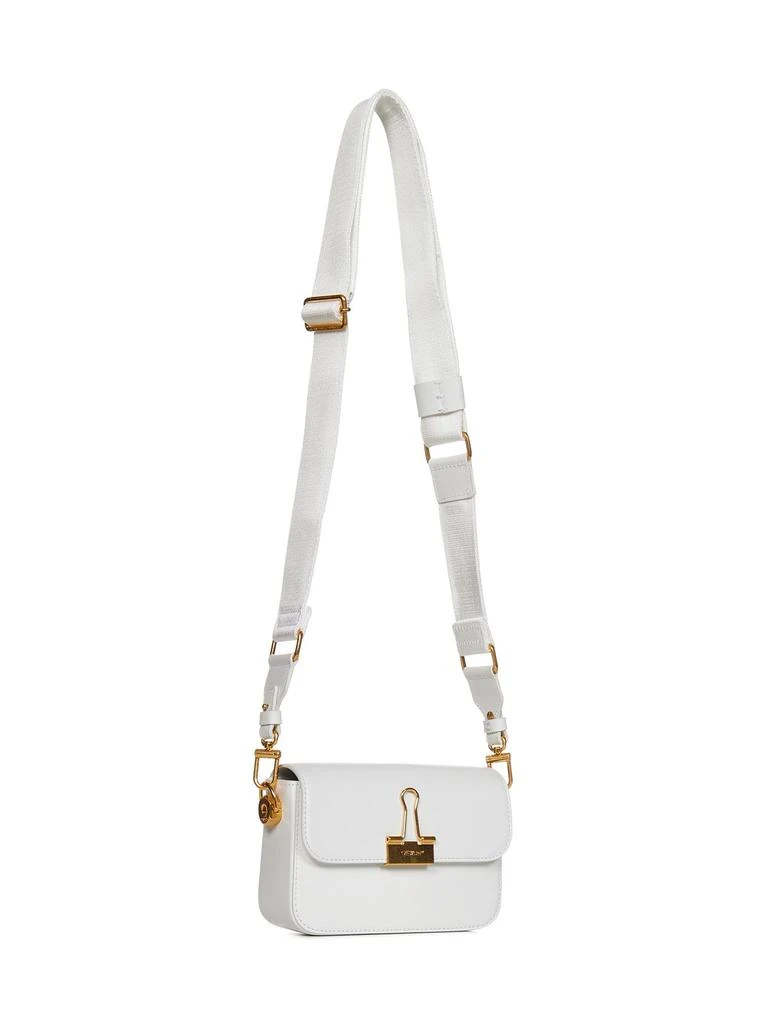Off-White Off-White Binder Foldover Top Small Shoulder Bag 3