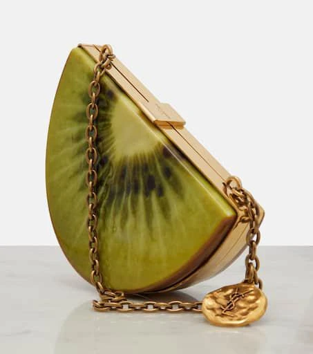 Yves Saint Laurent Kiwi Mini clutch 6
