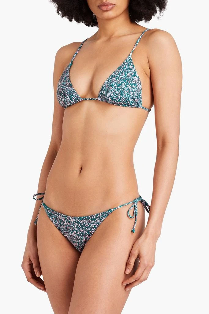Onia Alexa Liberty-print triangle bikini top 2