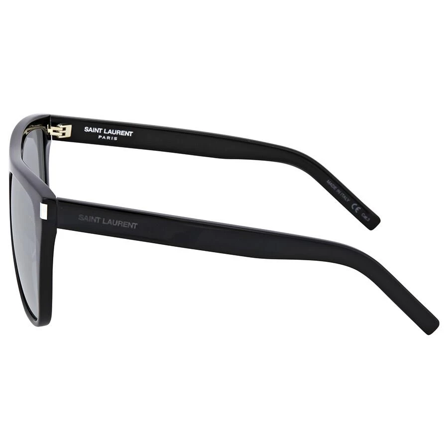 Yves Saint Laurent Grey Mirror Rectangular Unisex Sunglasses SL 1 001 59 2