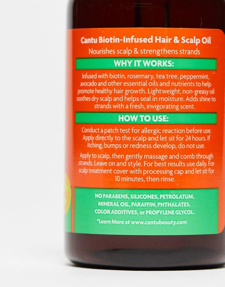 cantu Cantu Rosemary & Mint plus Biotin Scalp & Hair Oil 59ml 3