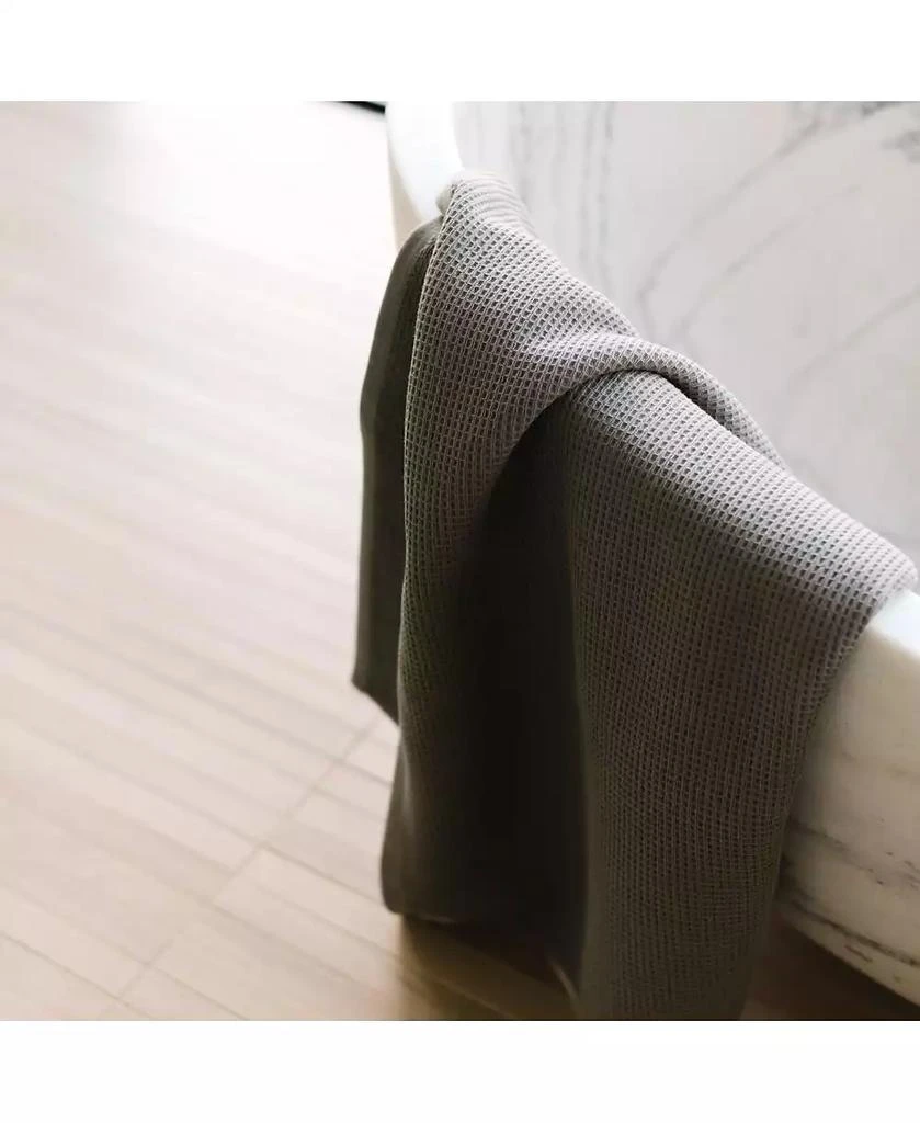 Cozy Earth Waffle Viscose from Bamboo Ultra Soft, Reversible Bath Towel 3