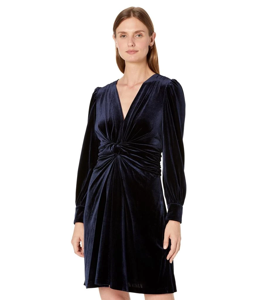 Vince Camuto Velvet Twist Front Fit-and-Flare 1