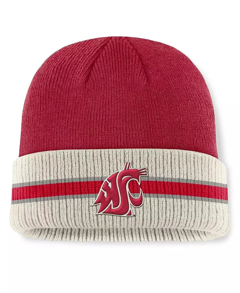 Top of the World Men's Crimson Washington State Cougars Silas Cuffed Knit Hat 1