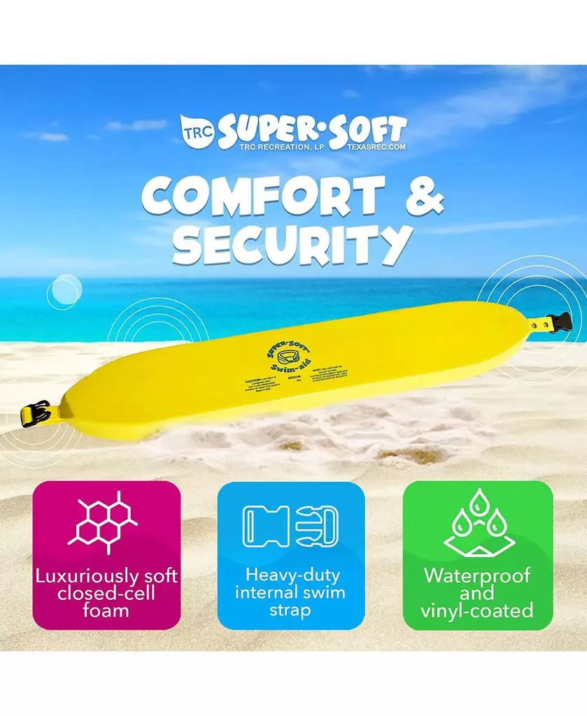 TRC Recreation Super Soft XL Promotional Swim Aid Ski Buoyancy Belt, Yellow 5