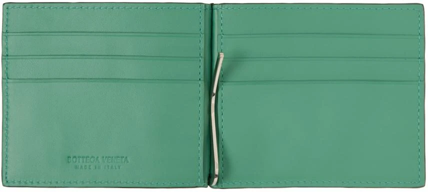 Bottega Veneta Green Bill Clip Wallet 3