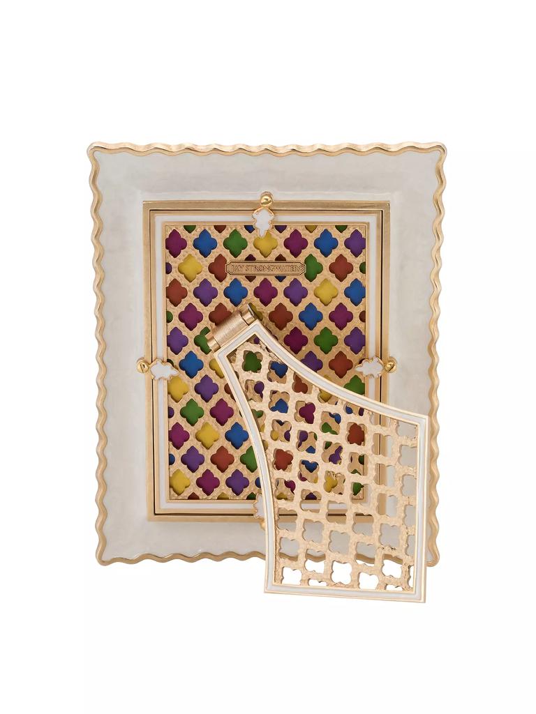 Jay Strongwater Wyatt Zebra 5'' X 7'' Frame