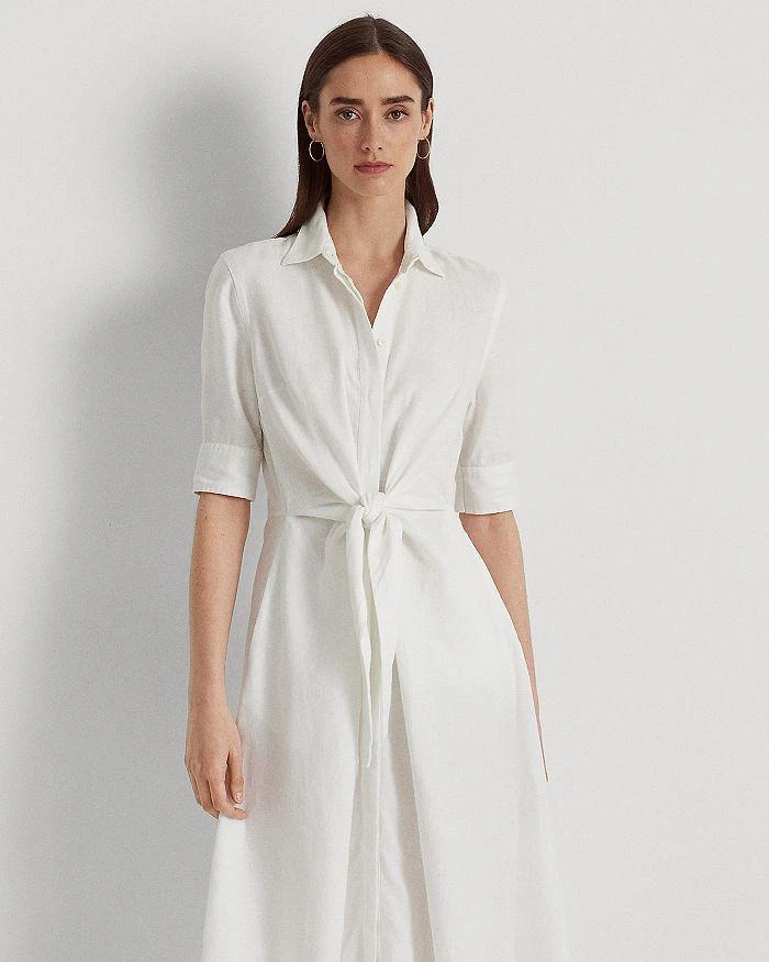 Lauren Ralph Lauren Tie Front Shirt Dress 3