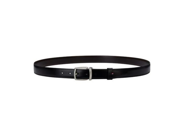 S.T. Dupont Ceinture noire Line D boucle en palladium 1