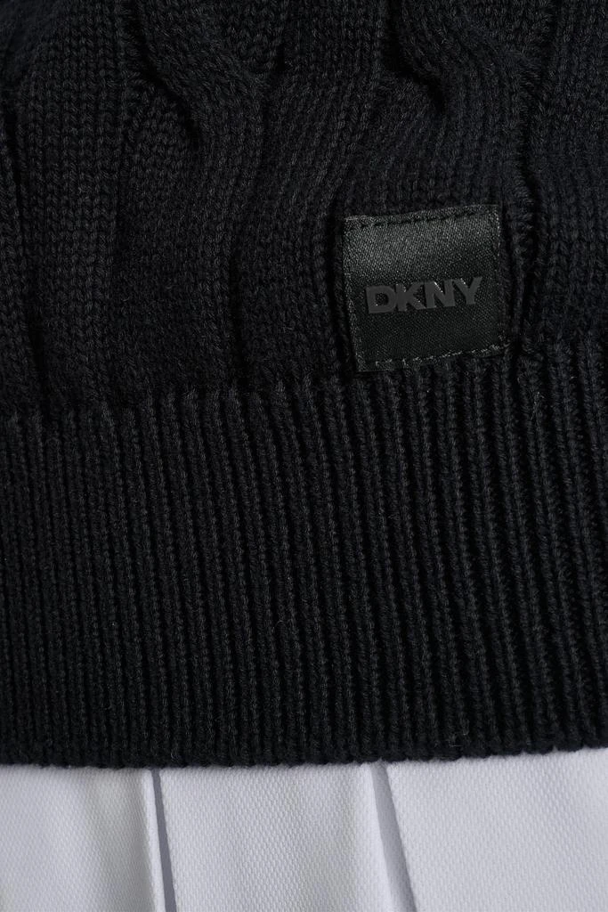 DKNY CABLE-KNIT TIPPED SWEATER 6