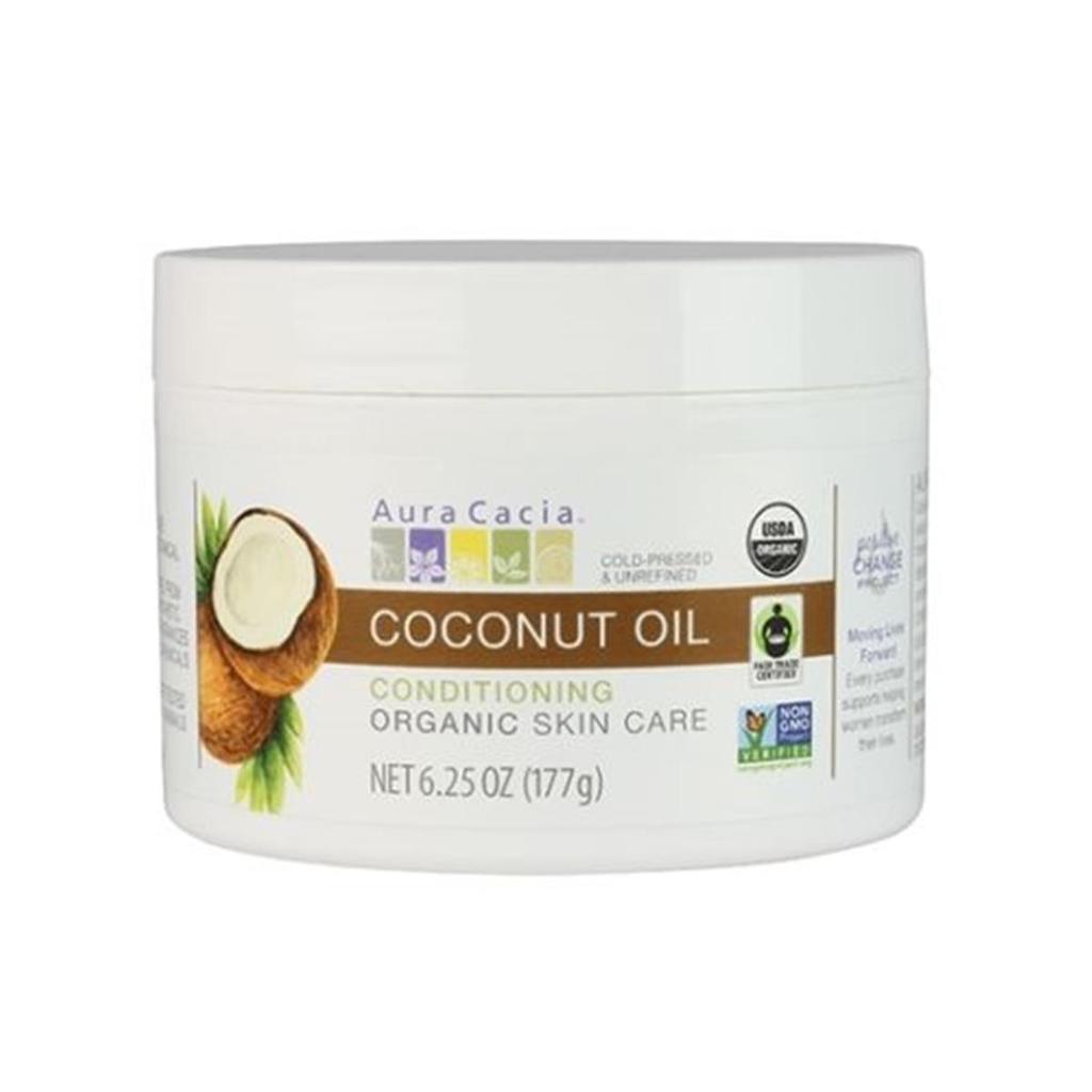 Aura Cacia Organic Fair Trade Certified Coconut Oil