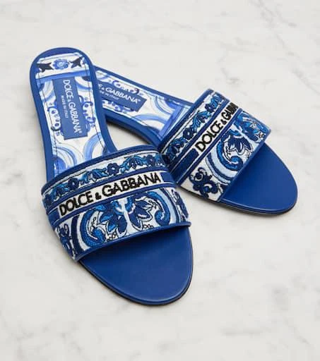 Dolce
Gabbana Embroidered slides 5