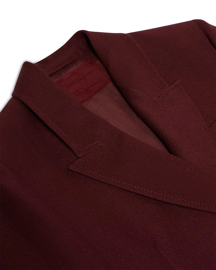 Marella Fluid Bordeaux Blazer 5