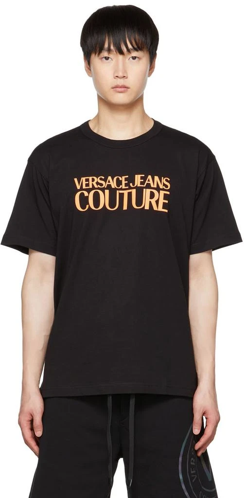 Versace Black Printed T-Shirt 1