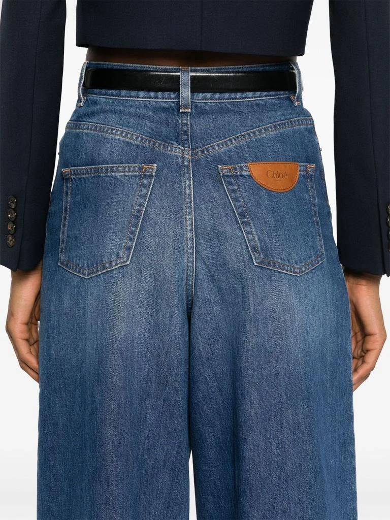 Chloé CHLOÈ - Wide-leg Denim Jeans 4