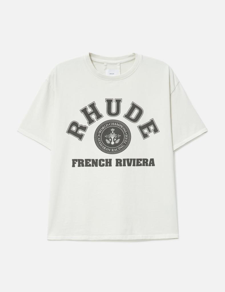 【関税込み】Rhude オフホワイト Chateau Alpes Tシャツ Off-White 'Chateau Alpes' T-Shirt by Rhude on Sale