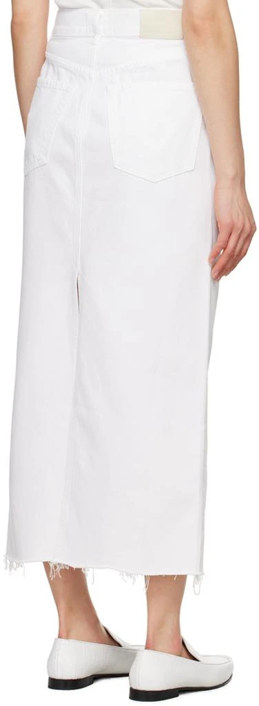 Citizens of Humanity Off-White Circolo Denim Maxi Skirt 3