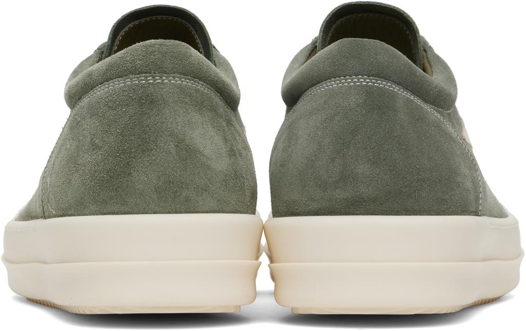 関税込【RICK OWENS 】グリーン Hollywood Vintage スニーカー Rick Owens Green Hollywood Vintage Sneakers - Casual Shoes